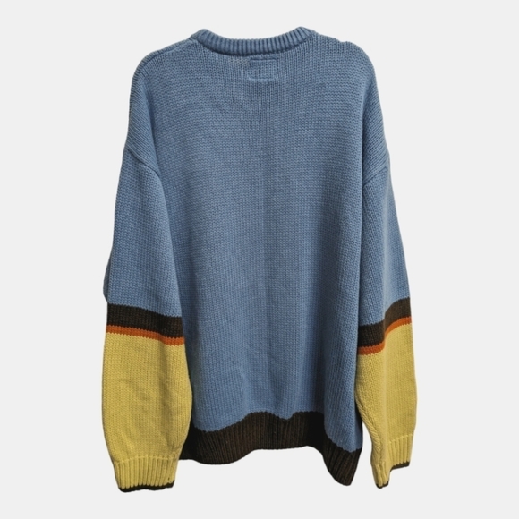 Karl Kani Jeans argyle men's sweater vtg - Picture 2 of 4